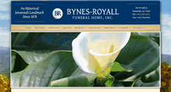 Desktop Screenshot of bynesroyall.com